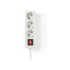 ProCable Stekkerdoos 3-voudig | 3 meter (Schakelaar Wit)