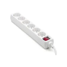 ProCable Stekkerdoos 6-voudig | 1.5 meter (Schakelaar Wit)