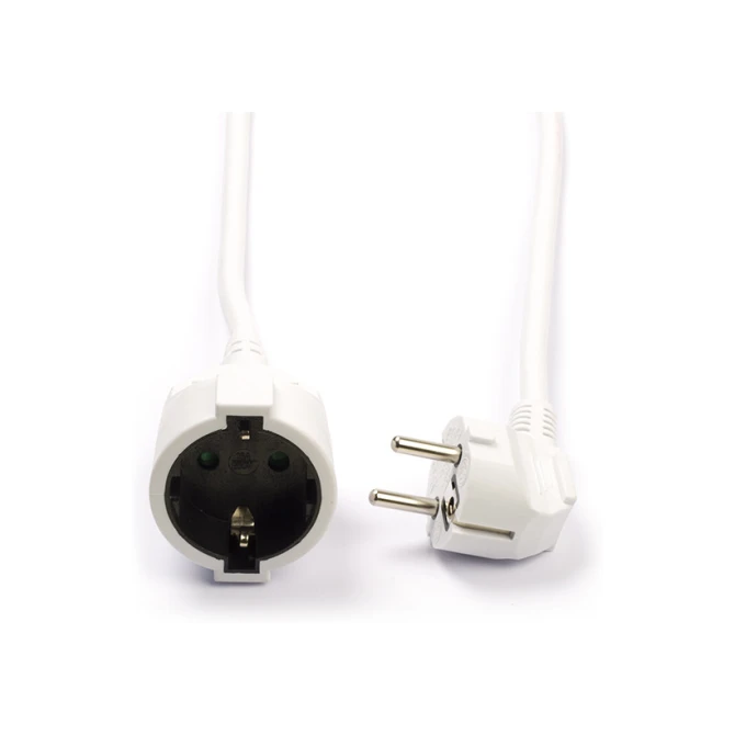 ProCable Verlengsnoer | 2 meter (Gehoekt 3x 1.50 mm² Randaarde Wit)