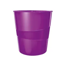 LEITZ Prullenbak LEITZ WOW paars metalic