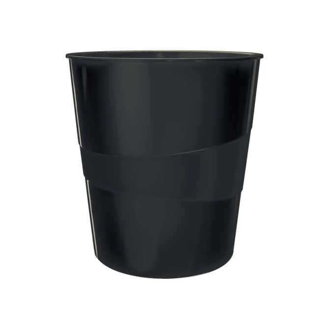 Leitz Prullenbak Leitz WOW zwart