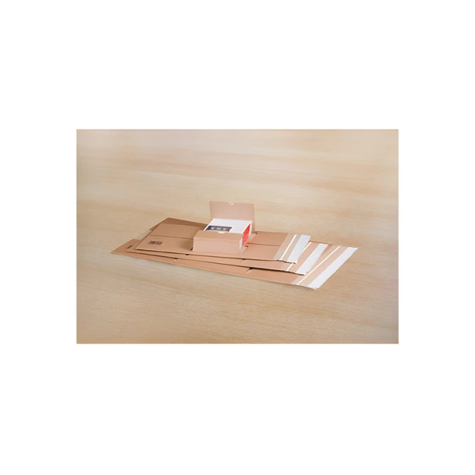 RAADHUIS A5 Wikkelverpakking Karton 249 x 165 x 60 mm Bruin (pak 10 stuks)