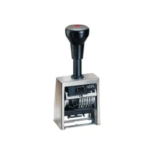 REINER Numeroteur Frame vernikkeld staal - voor intensief gebruik B6 45 mm REINER Numeroteur Frame vernikkeld staal - voor intensief gebruik B6 45 mm