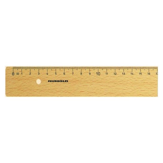 RUMOLD Liniaal 50 cm Hout (pak 5 stuks)