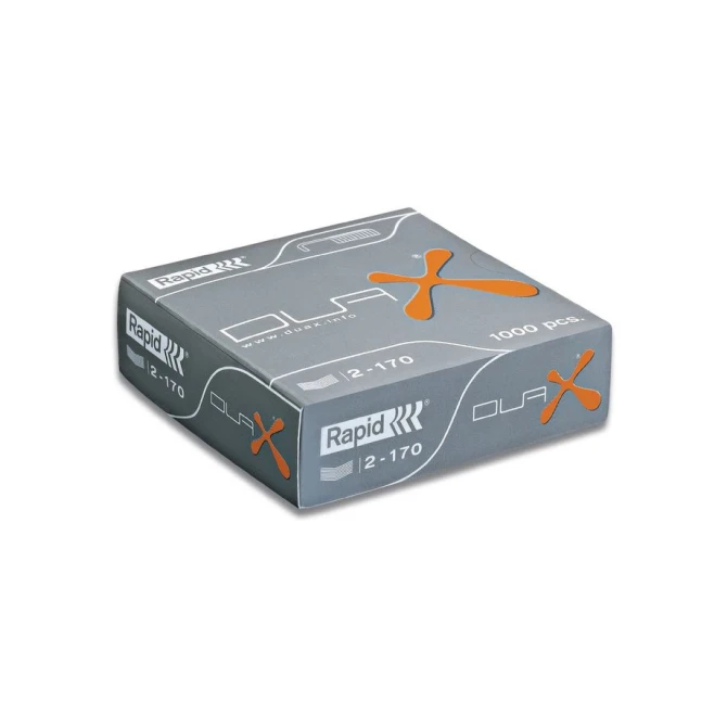 RAPID Duax Nietjes voor blokhechters 20 mm Verzinkt (pak 1000 stuks) RAPID Duax Nietjes voor blokhechters 20 mm Verzinkt (pak 1000 stuks)