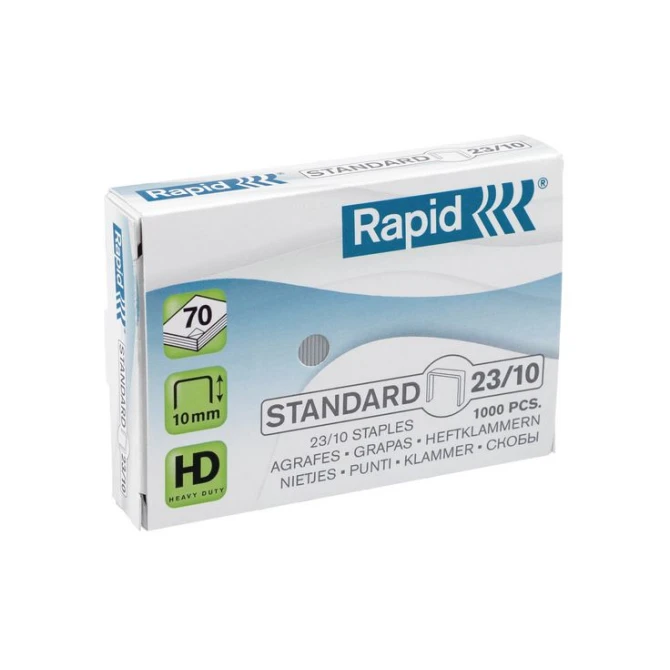 RAPID Nietjes 23/10 Gegalvaniseerd staal (doos 1000 stuks) RAPID Nietjes 23/10 Gegalvaniseerd staal (doos 1000 stuks)