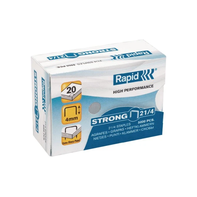 RAPID Nietjes Klein 21/4 Verzinkt (pak 5000 stuks) RAPID Nietjes Klein 21/4 Verzinkt (pak 5000 stuks)