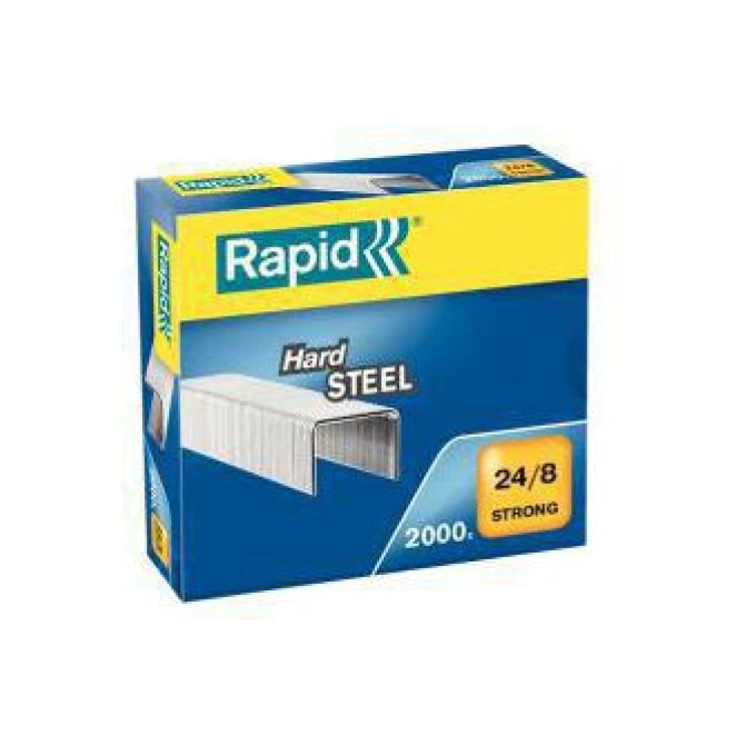 RAPID Standaard Nieten 24/8 Staal (doos 2000 stuks) RAPID Standaard Nieten 24/8 Staal (doos 2000 stuks)