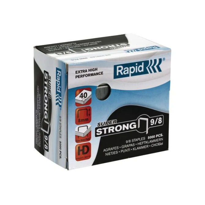 RAPID Super Strong Nietjes 9/8 mm (pak 5000 stuks) RAPID Super Strong Nietjes 9/8 mm (pak 5000 stuks)