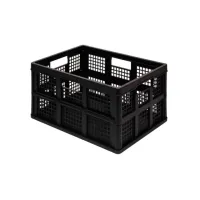 Really Useful Box Stapelbaar Vouwkrat PP 45 L Zwart