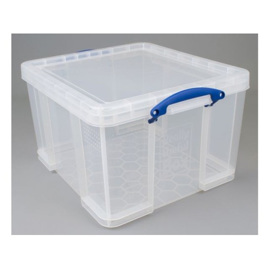 Really Useful Box Stapelbare opbergdoos 42L transparant