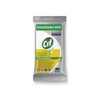 CIF Professional Reinigingsdoekjes citroen (4x100 stuks) CIF Professional Reinigingsdoekjes citroen (4x100 stuks)