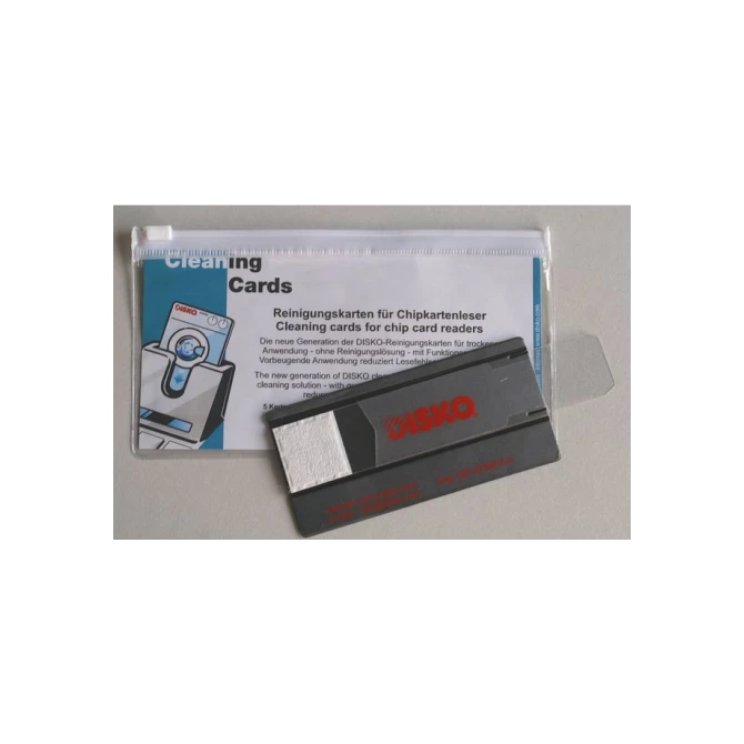 DISKO Reinigingskaart Cardreaders Model 1533 (pak 3 stuks) DISKO Reinigingskaart Cardreaders Model 1533 (pak 3 stuks)