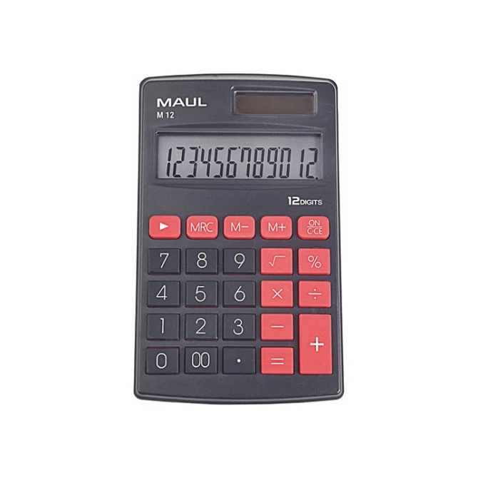 Rekenmachine Maul M12 zwart