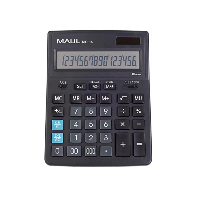 Rekenmachine Maul MXL 16 zwart