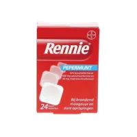Rennie Maagtablet Rennie pocketpack 24st (pak 24 stuks) Rennie Maagtablet Rennie pocketpack 24st (pak 24 stuks)