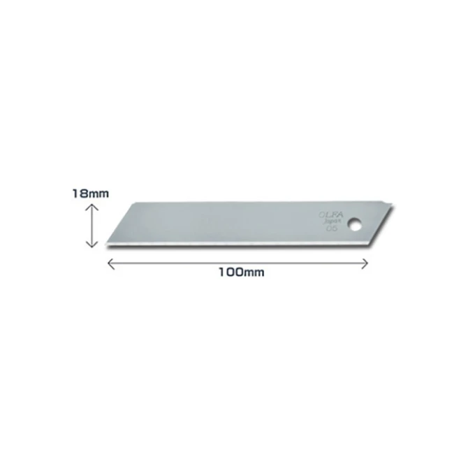 Olfa Reservemes LB-solid-10 18mm/pk10