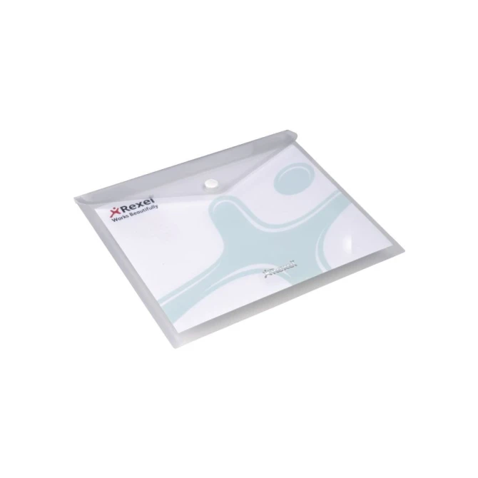 REXEL Ice Popper Dossiermap A5 Transparant (doos 10 x 5 stuks) REXEL Ice Popper Dossiermap A5 Transparant (doos 10 x 5 stuks)