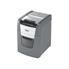 REXEL Optimum Auto+ 100X Automatische Papiervernietiger P4 Cross-Cut Snippers 34L 100 Vellen Zwart