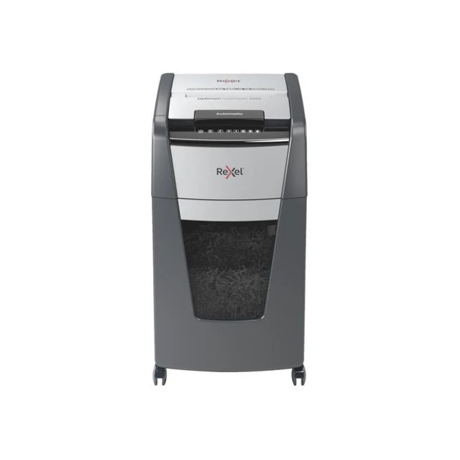 Optimum Auto+ 225X Automatische Papiervernietiger P4 Cross-Cut Snippers 60L 225 Vellen Zwart Optimum Auto+ 225X Automatische Papiervernietiger P4 Cross-Cut Snippers 60L 225 Vellen Zwart