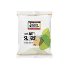 Rietsuiker Fairtrade ruwe los 500g Rietsuiker Fairtrade ruwe los 500g