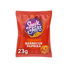 Snack-a-Jacks Snack-a-Jacks Crispies Barbecue Paprika rijstwafels Snack-a-Jacks Snack-a-Jacks Crispies Barbecue Paprika rijstwafels