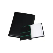 Rillstab Showalbum A4 met opbergvakken en schrijfblok 30 tassen zwart