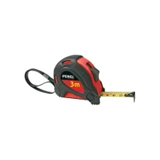Perel Rolbandmaat Perel 3 mtr rubber behuist Perel Rolbandmaat Perel 3 mtr rubber behuist