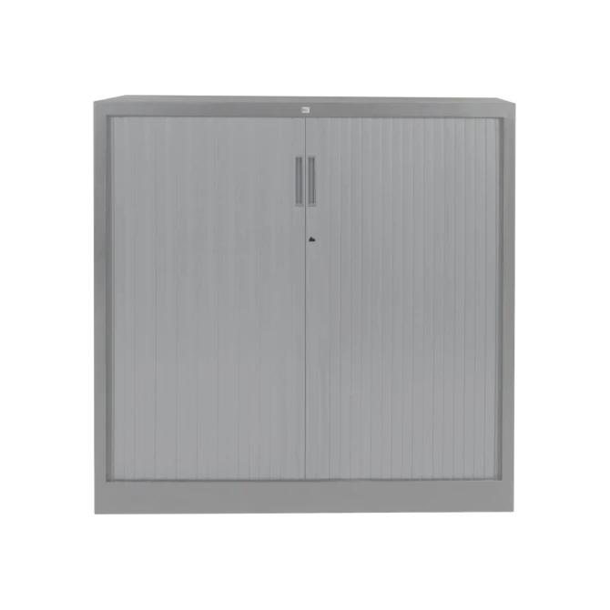 Roldeurkast 105x120x45cm 2LB alu