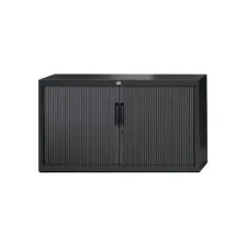 Roldeurkast 72.8x120x45cm 1LB zwart