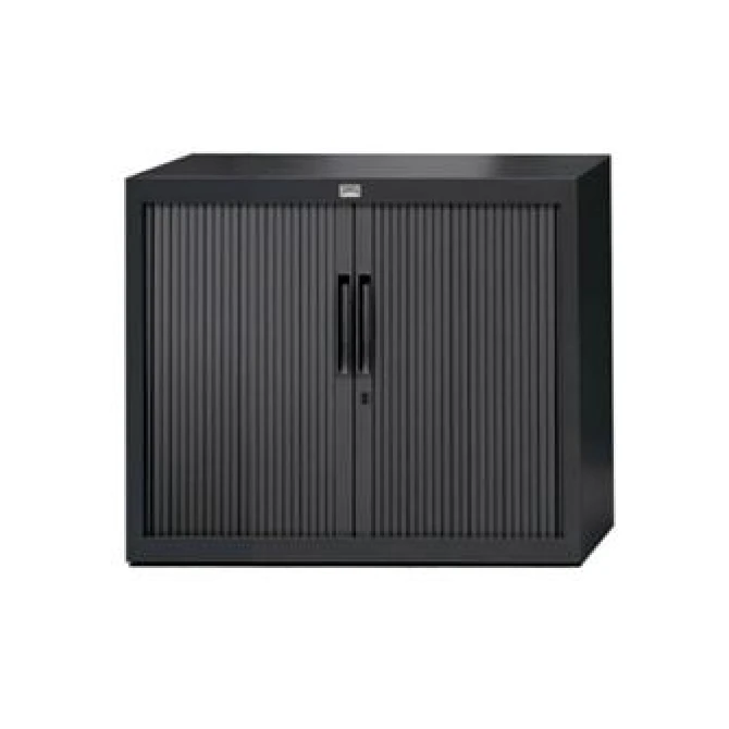 Roldeurkast 72.8x80x45cm 1LB zwart