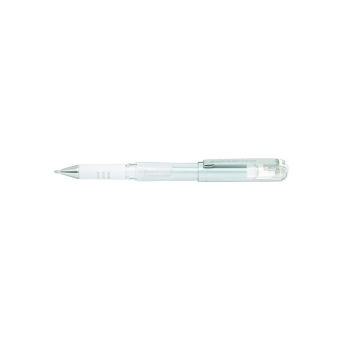 Rolschrijver Pentel K230M gel wit/pkl2