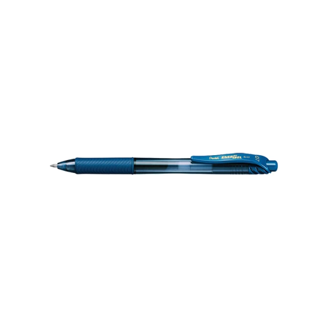 Rolschrijver Pentel gel BL107 d.bl (12 stuks)