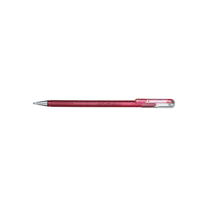 Rolschrijver Pentel glitter roze (12 stuks)