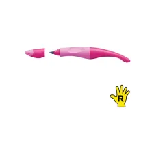 Rolschrijver Stabilo easy roze rechts