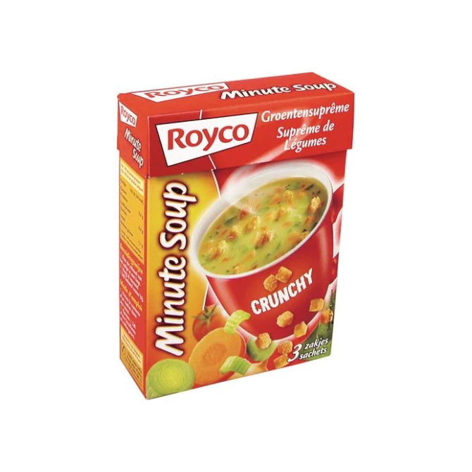 Royco Minute soepen Groentensoep (doos 20 stuks) Royco Minute soepen Groentensoep (doos 20 stuks)