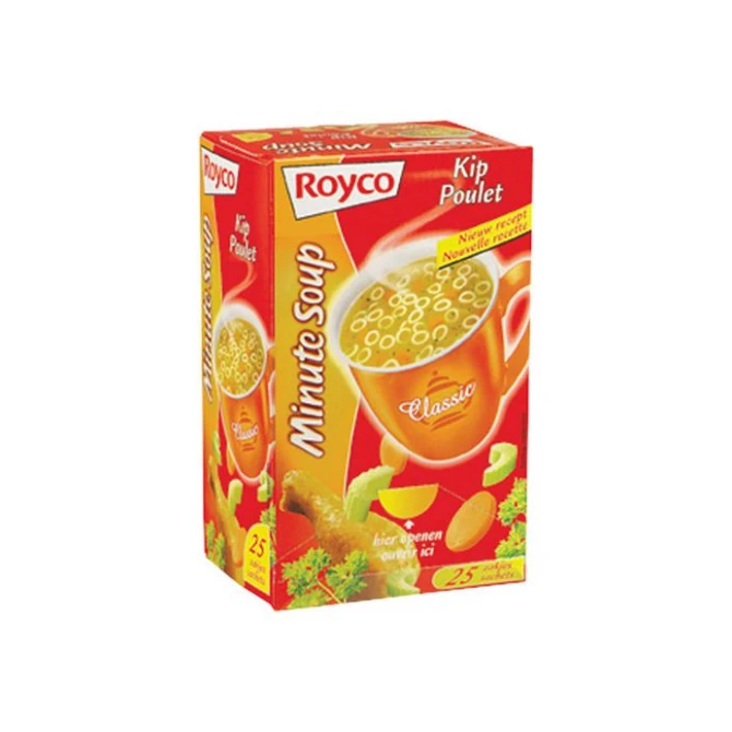 Royco Minute soepen Kippensoep (doos 25 stuks) Royco Minute soepen Kippensoep (doos 25 stuks)