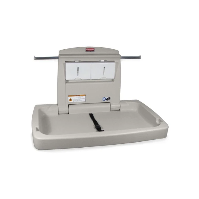 RUBBERMAID Babyverzorgingstafel Horizontaal Grijs