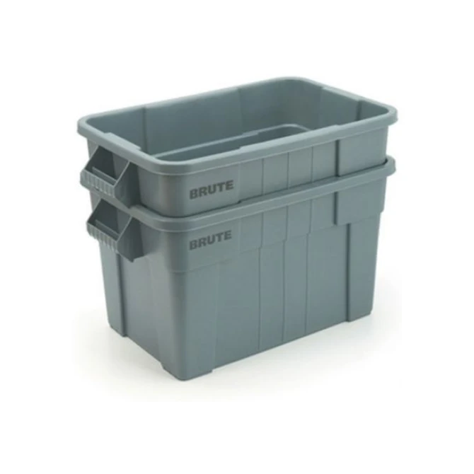 RUBBERMAID Brute Tote Opbergbox polyethyleen 53 liter grijs RUBBERMAID Brute Tote Opbergbox polyethyleen 53 liter grijs