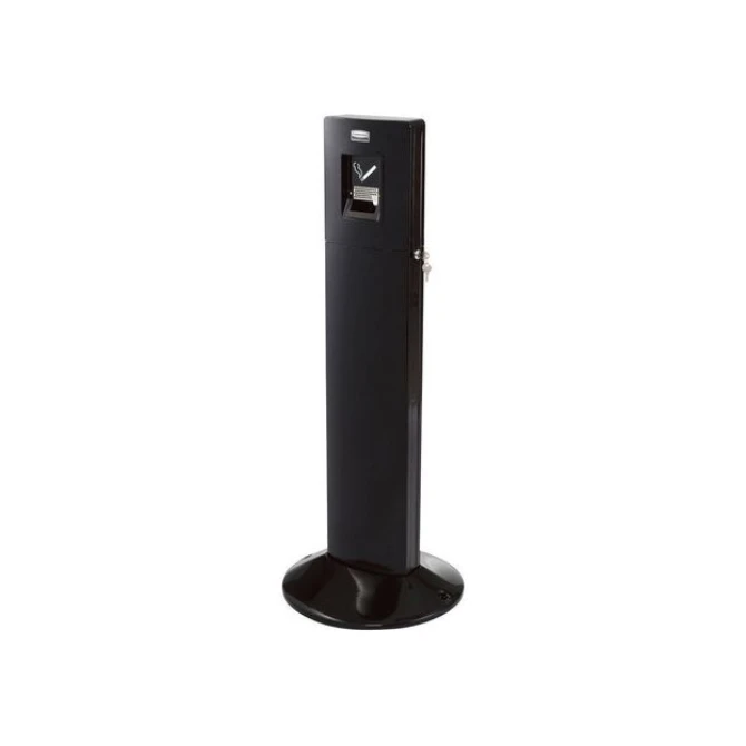 RUBBERMAID Metropolitan Asbak zwart RUBBERMAID Metropolitan Asbak zwart