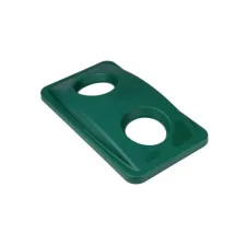 Rubbermaid Commercial Products Slim Jim Deksel Groen Rubbermaid Commercial Products Slim Jim Deksel Groen