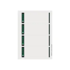 Leitz Rugetiket Leitz 61x192mm 1685/pk100 (1 pak x 25 vellen) Leitz Rugetiket Leitz 61x192mm 1685/pk100 (1 pak x 25 vellen)