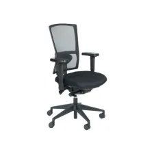 SANO 400-NPR bureaustoel mesh voetkruis kunststof zwart SANO 400-NPR bureaustoel mesh voetkruis kunststof zwart