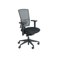 SANO 400-NPR bureaustoel mesh wol voetkruis kunststof zwart SANO 400-NPR bureaustoel mesh wol voetkruis kunststof zwart