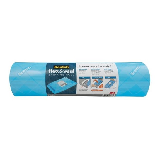 SCOTCH® Flex & Seal Verpakkingsrol 38 cm x 6 m Blauw (rol 6 meter)