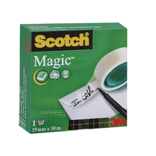SCOTCH® Plakband 810 Magic™ 19 mm x 10 m asgat 25 mm (rol 10 meter)