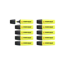 STABILO Boss Original Markeerstift Beitelvormige Punt 2 - 5 mm Geel (pak 10 stuks) STABILO Boss Original Markeerstift Beitelvormige Punt 2 - 5 mm Geel (pak 10 stuks)