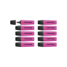 STABILO Boss Original Markeerstift Beitelvormige Punt 2 - 5 mm Lila (pak 10 stuks) STABILO Boss Original Markeerstift Beitelvormige Punt 2 - 5 mm Lila (pak 10 stuks)