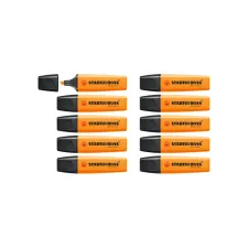 STABILO Boss Original Markeerstift Beitelvormige Punt 2 - 5 mm Oranje (pak 10 stuks) STABILO Boss Original Markeerstift Beitelvormige Punt 2 - 5 mm Oranje (pak 10 stuks)
