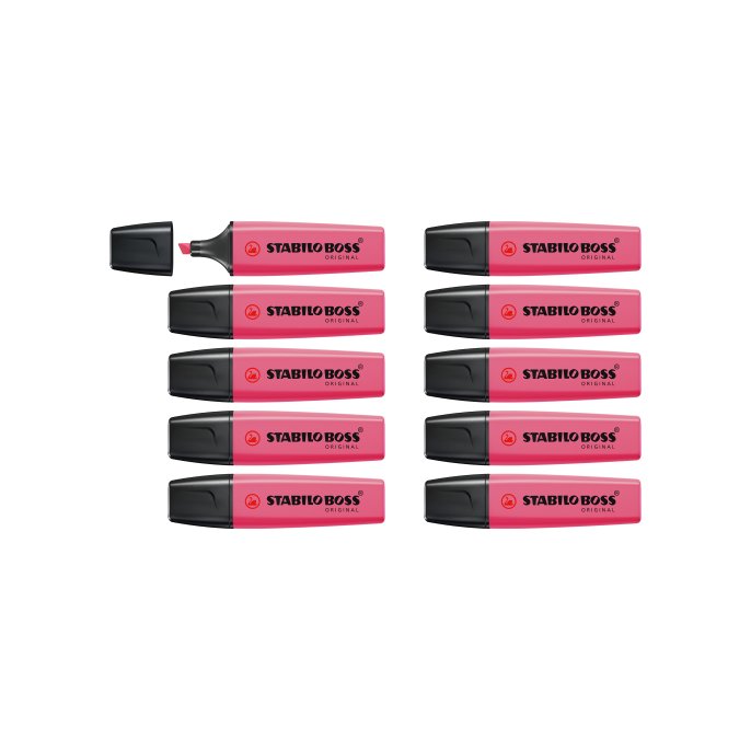 STABILO Boss Original Markeerstift 2 - 5 mm Roze STABILO Boss Original Markeerstift 2 - 5 mm Roze